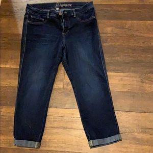 New York & company crop denim legging